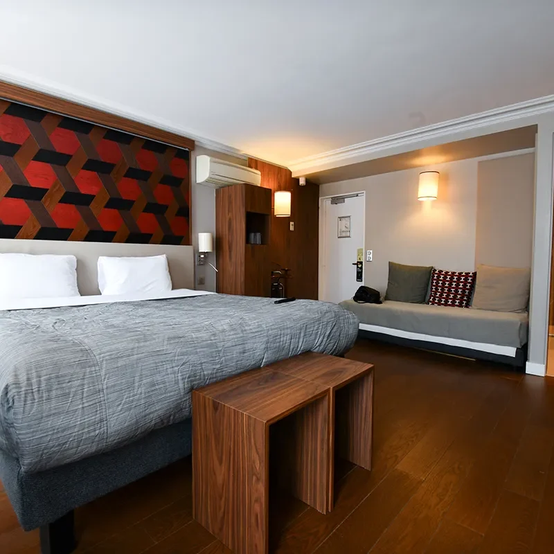 Studio design hôtel Concortel Paris quartier Madeleine